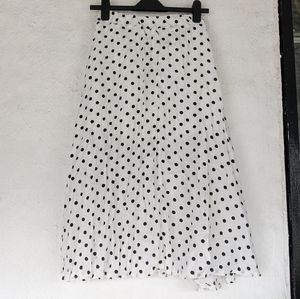 Black and white skirt